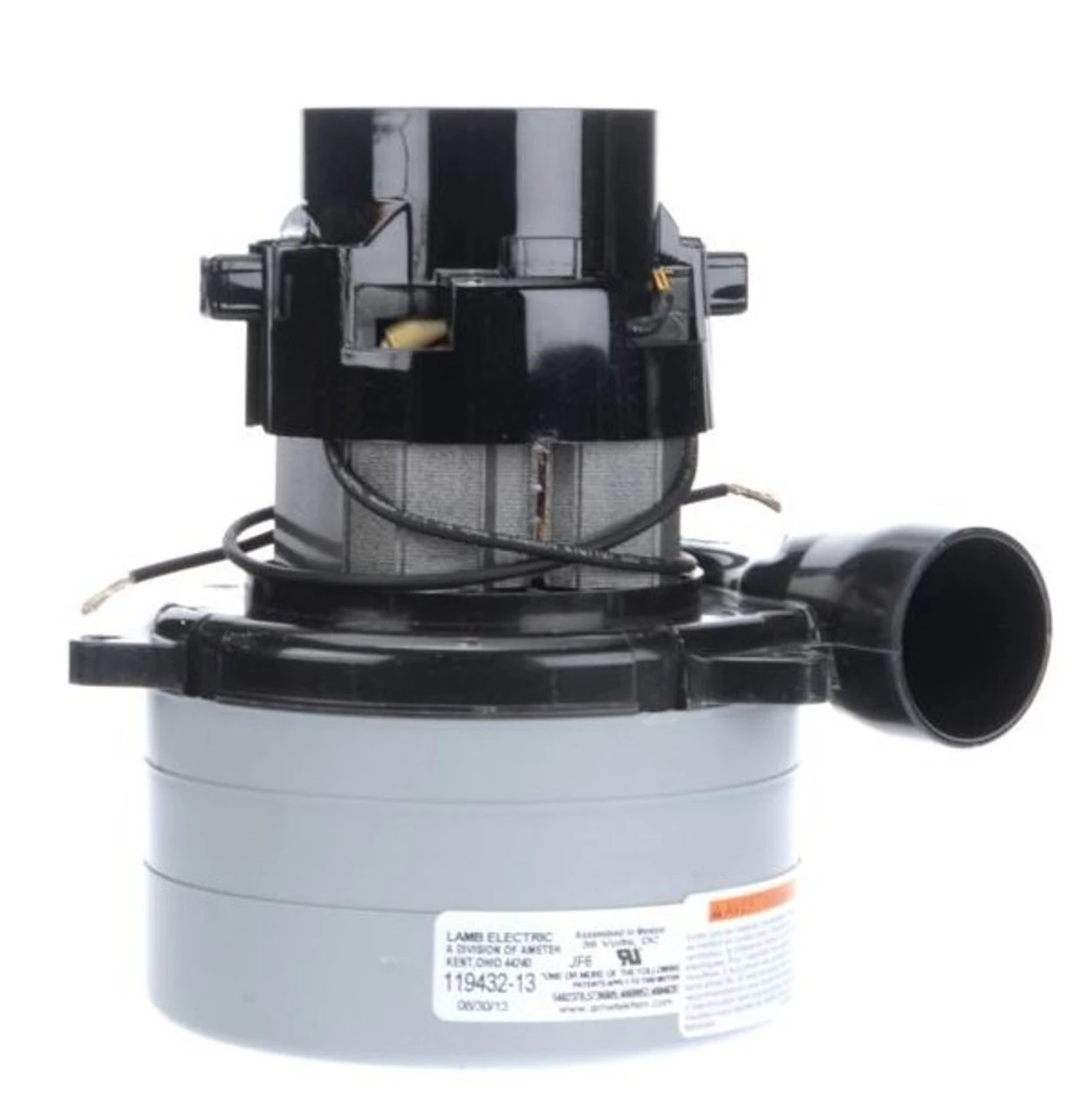 119432-13 Ametek Lamb Vacuum Motor 36V DC (Tennant 398520) 1 119432-13 Ametek Lamb Vacuum Motor 36V DC (Tennant 398520)