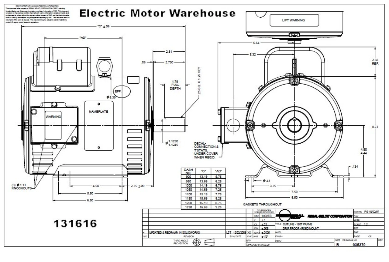 131616.00 Leeson | 5 Hp 3450 RPM 184T Frame ODP 208-230V 4 131616.00 Leeson | 5 Hp 3450 RPM 184T Frame ODP 208-230V - Image 4