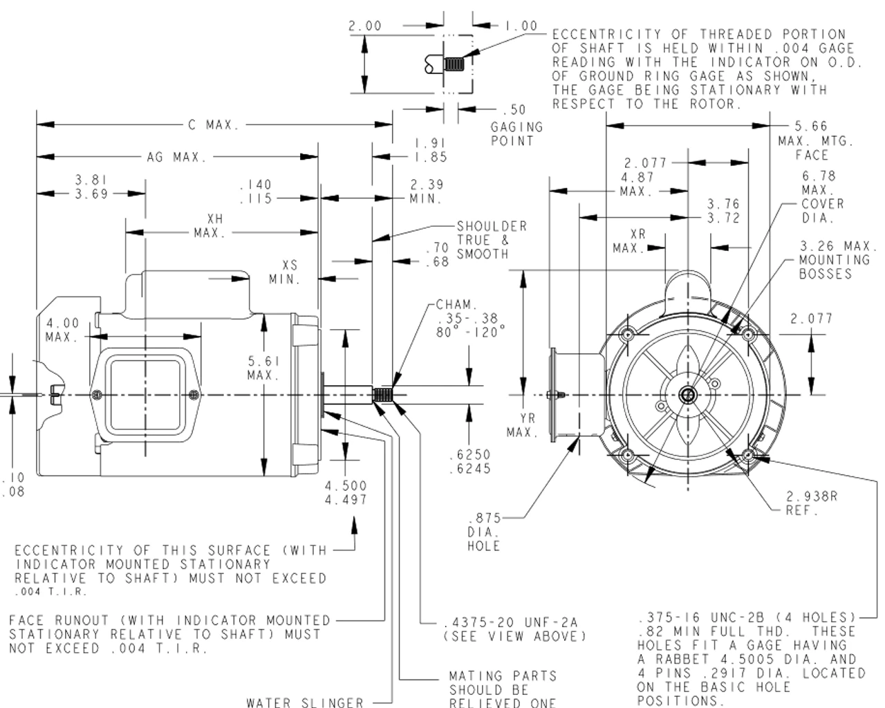 1/3 Hp Basic Jet Pump Motor 3600 RPM 115/230V TEFC 56J Frame (no Base) 4 1/3 Hp Basic Jet Pump Motor 3600 RPM 115/230V TEFC 56J Frame (no Base) - Image 4