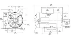 CP1502L Century 5 Hp (1 Speed) 230V 3600 RPM ODP 56HZ Frame Cap Start/Run Pressure Washer Motor 7 CP1502L Century 5 Hp (1 Speed) 230V 3600 RPM ODP 56HZ Frame Cap Start/Run Pressure Washer Motor -Motor Warehouse Store 1502 line 25610.1635435691