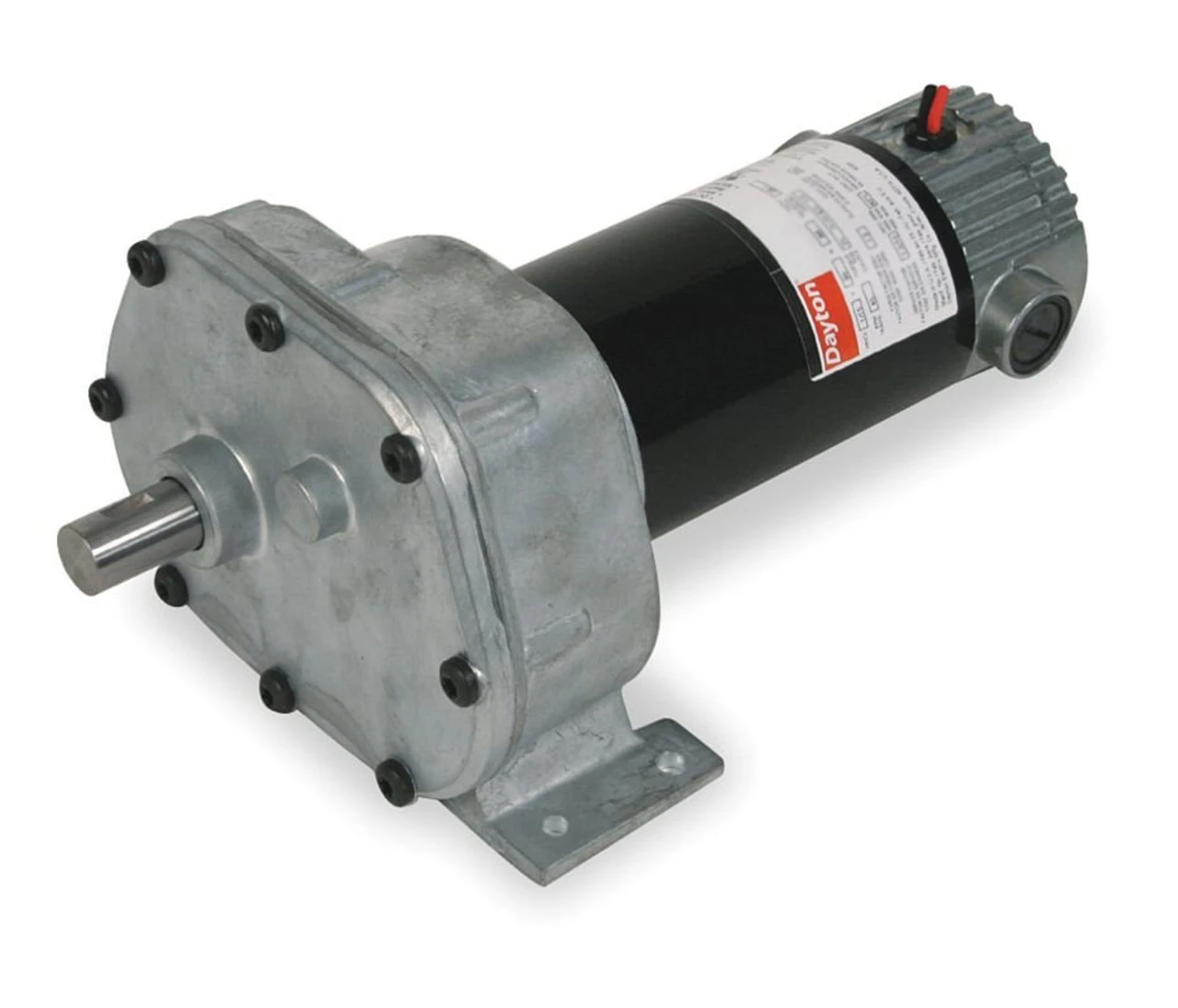 Dayton Model 1LPK2 DC Gear Motor 58 RPM 1/15 Hp 12VDC (1L470) 1 Dayton Model 1LPK2 DC Gear Motor 58 RPM 1/15 Hp 12VDC (1L470)