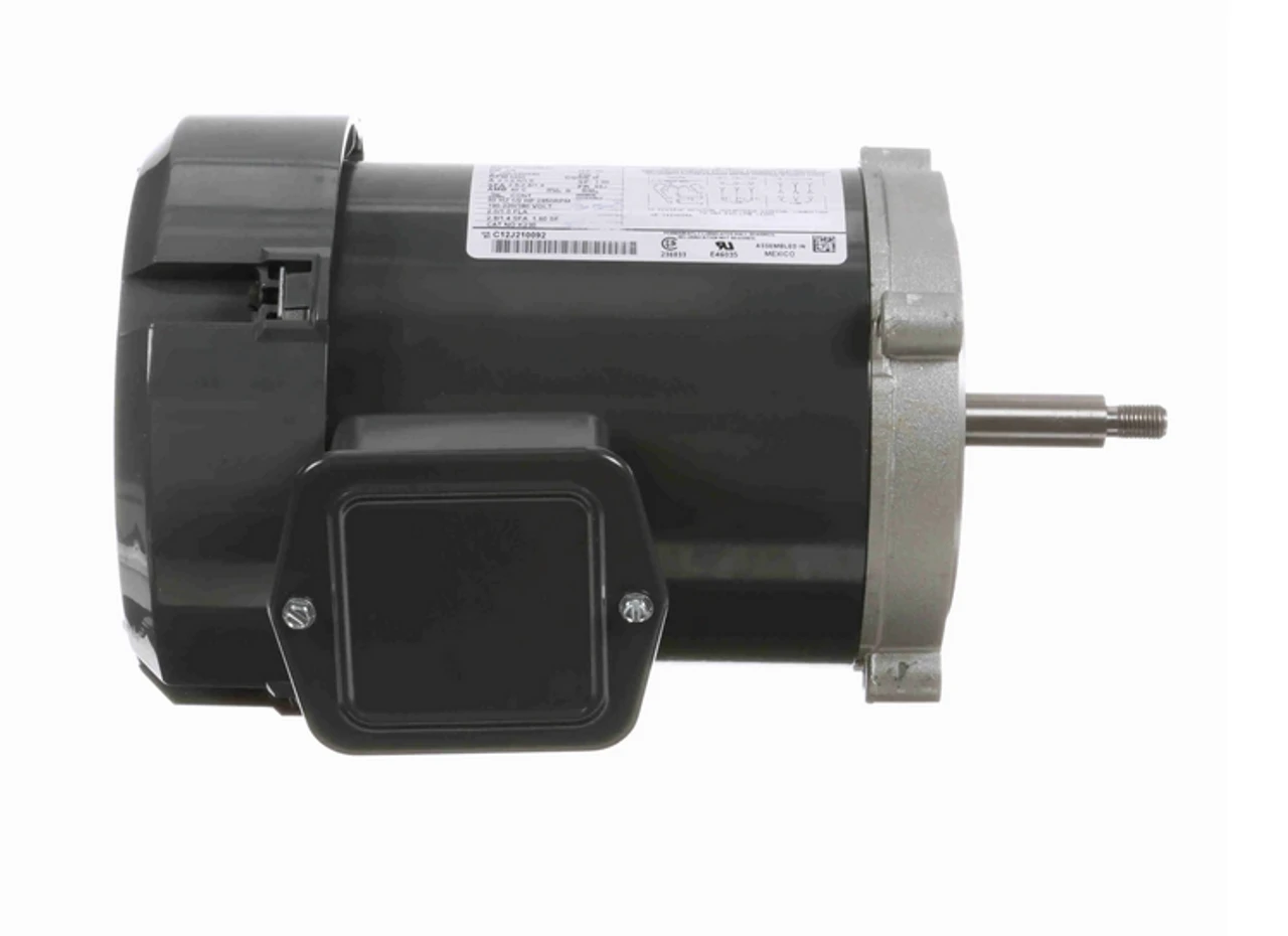 K230 Marathon 1/2 Hp 3-Phase Jet Pump Motor 3600 RPM 208-230/460V TEFC 56J Frame (no Base) 3 K230 Marathon 1/2 Hp 3-Phase Jet Pump Motor 3600 RPM 208-230/460V TEFC 56J Frame (no Base) - Image 3