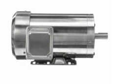 191528.00 Leeson 1 Hp 1200 RPM 208-230/460V 145TC Frame (Rigid Base) TEFC 3-Phase All-Stainless Wash-Down Motor -Motor Warehouse Store 28 side 65197.1644256233