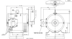 Y468A Marathon 3 Hp (2 Speed) 460V 1800/900 RPM ODP 182T Frame 3-Phase Variable Torque Motor -Motor Warehouse Store 468 line 09657.1635878121