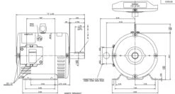 Y486A Marathon 5 Hp (2 Speed) 200-230V 1800/900 RPM ODP 184T Frame 3-Phase Variable Torque Motor -Motor Warehouse Store 486 line 25676.1635780267