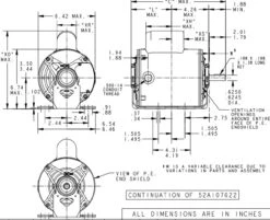 C552 Marathon 1/2 Hp (1 Speed) 115/230V 1200 RPM ODP 56 Frame Cap Start Resilient Base Motor -Motor Warehouse Store 552 line 84831.1631904339