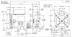 J055 Marathon 1/2 Hp Basic Jet Pump Motor 3600 RPM 115/208-230V ODP 56J Frame (rigid Base) 7 J055 Marathon 1/2 Hp Basic Jet Pump Motor 3600 RPM 115/208-230V ODP 56J Frame (rigid Base) -Motor Warehouse Store 55 line 41591.1605545206