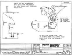 5BE64 Dayton 1/3 HP Direct Drive Blower Motor 1140 RPM 115V 7 5BE64 Dayton 1/3 HP Direct Drive Blower Motor 1140 RPM 115V -Motor Warehouse Store 5BE64wire 24575.1462368783