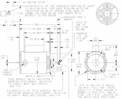 C683 Marathon 1/3 Hp Basic Jet Pump Motor 1800/1500 RPM 115/208-230V ODP 56J Frame (no Base) -Motor Warehouse Store 683 line 70830.1605192941