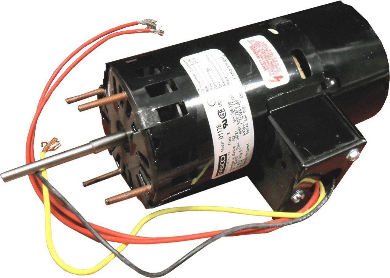 Fasco D1178 Motor | 1/15 Hp 1550 RPM 2-Speed CW 3.3" Diameter 208-230 Volts (Carrier) 1 Fasco D1178 Motor | 1/15 Hp 1550 RPM 2-Speed CW 3.3" Diameter 208-230 Volts (Carrier)