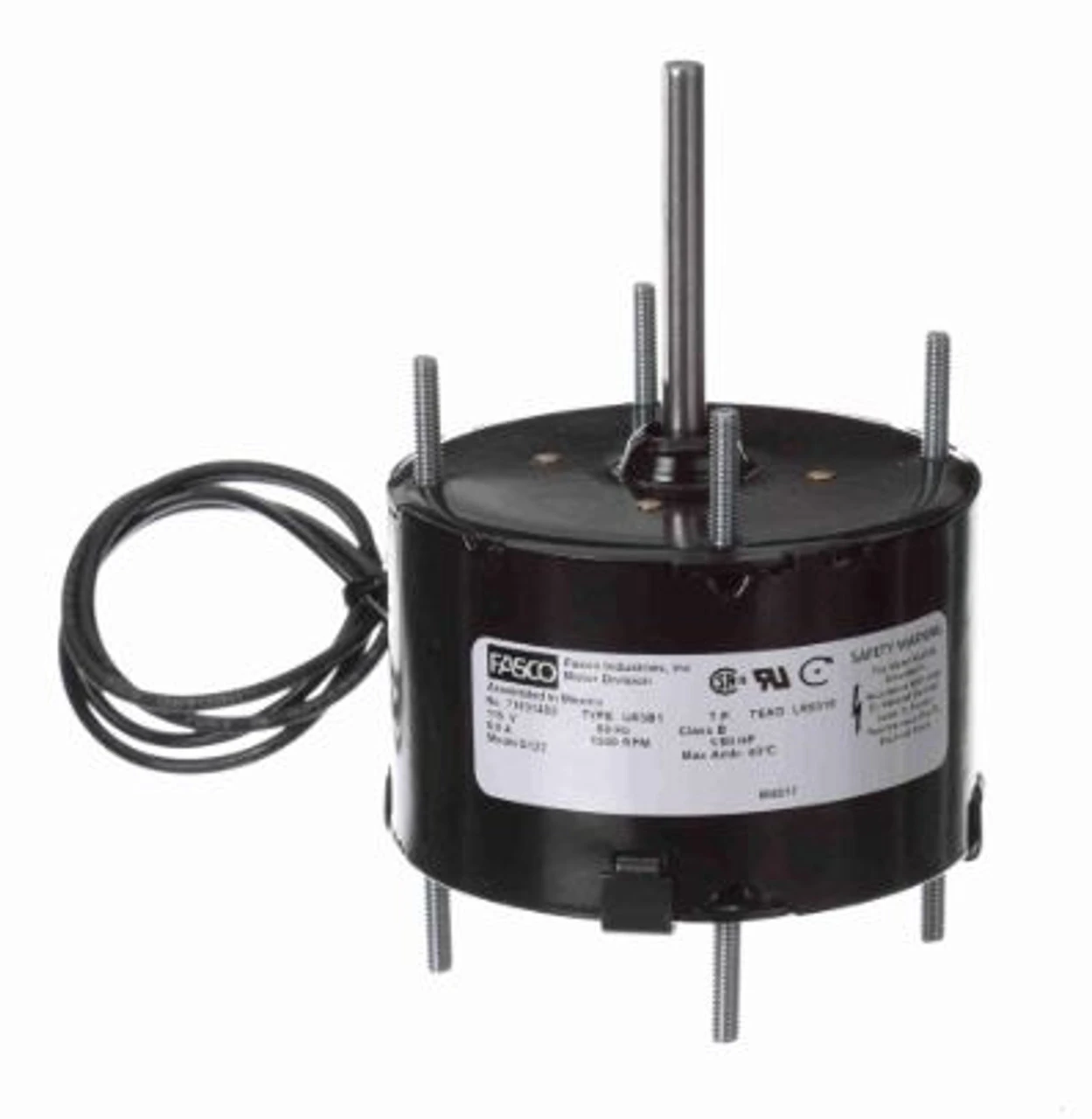 Fasco D122 Motor | 1/80 Hp 1500 RPM CW 3.3" Diameter 115 Volts 1 Fasco D122 Motor | 1/80 Hp 1500 RPM CW 3.3" Diameter 115 Volts