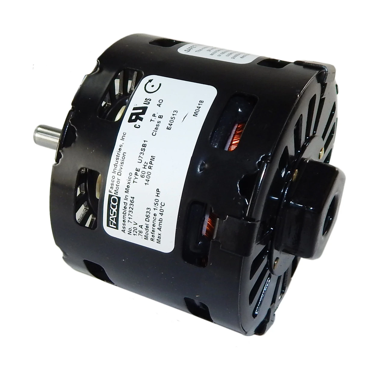 Fasco D633 Motor | Broan Fan Motor 1/50 Hp 1400 RPM 115V 3 Fasco D633 Motor | Broan Fan Motor 1/50 Hp 1400 RPM 115V - Image 3
