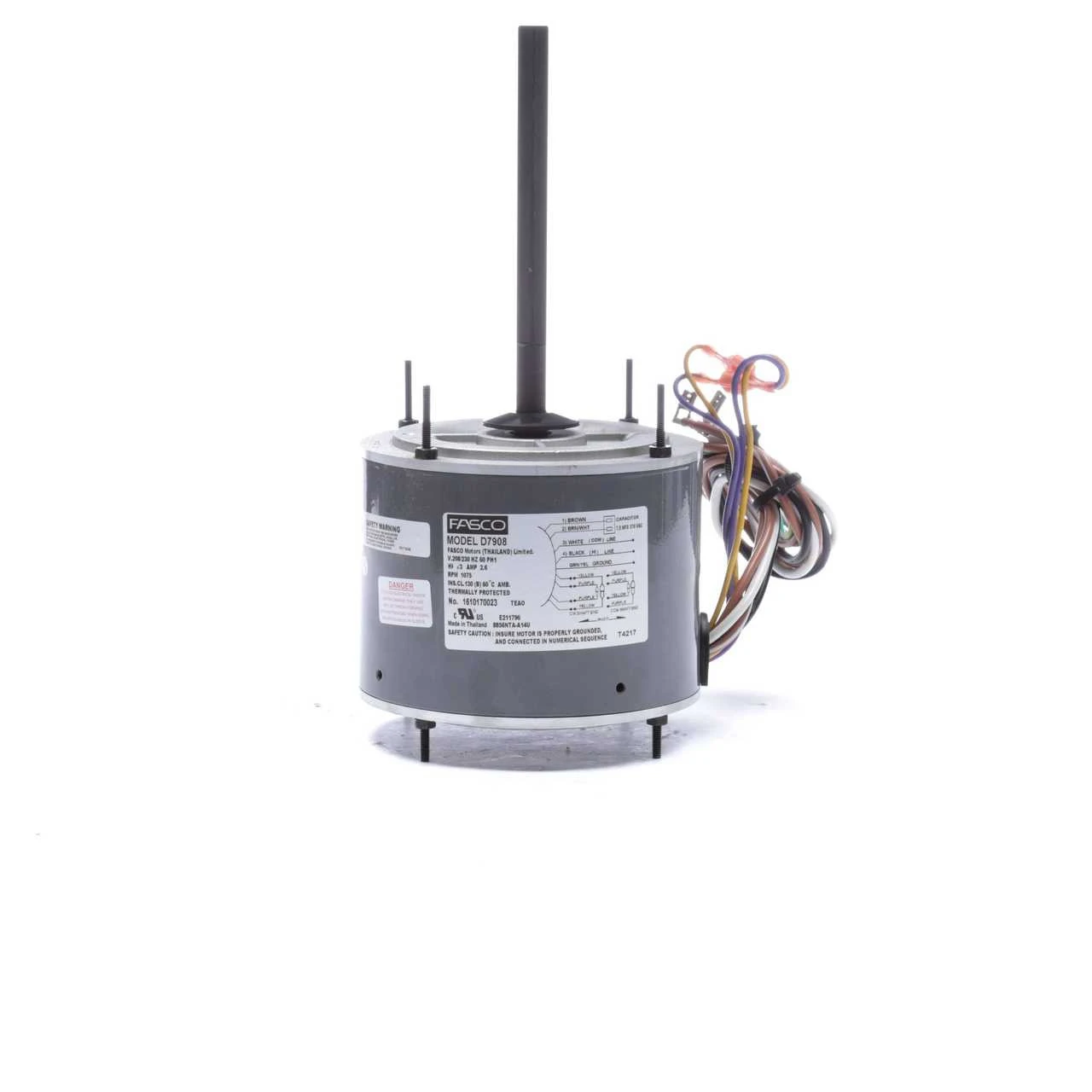 Fasco D7908 Motor | 1/3 Hp 1075 RPM 5.6" Diameter 208-230 Volts 3 Fasco D7908 Motor | 1/3 Hp 1075 RPM 5.6" Diameter 208-230 Volts - Image 3