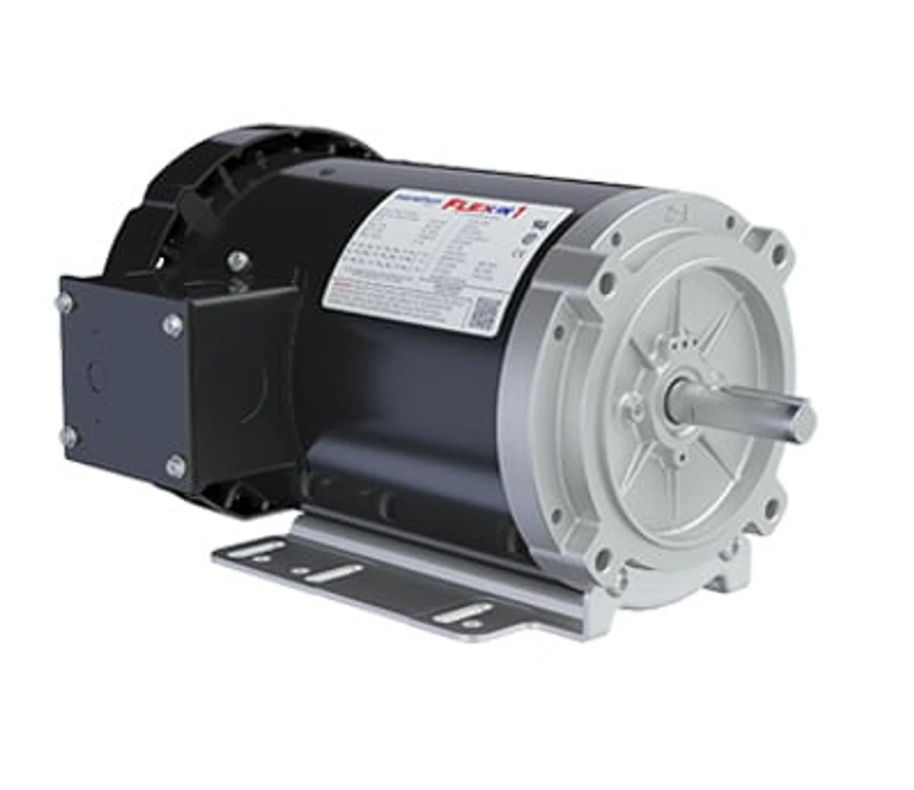 FX34BK002 | 3/4 HP 3600 RPM 56C 208-230/460v 3 Phase TEFC, FLEX-IN-1 Marathon Electric Motor 1 FX34BK002 | 3/4 HP 3600 RPM 56C 208-230/460v 3 Phase TEFC, FLEX-IN-1 Marathon Electric Motor