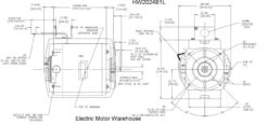 HW2024B1L Century 1/4 Hp 1725 RPM 115V Hot Water Circulator Motor Century # HW2024B1L 7 HW2024B1L Century 1/4 Hp 1725 RPM 115V Hot Water Circulator Motor Century # HW2024B1L -Motor Warehouse Store HW2024B1L dim 62059.1554832871