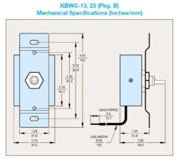 KBWC-13 | KB Electronics Solid State Variable Speed AC Electric Motor Control 2.5 Max Amps 115V 5 KBWC-13 | KB Electronics Solid State Variable Speed AC Electric Motor Control 2.5 Max Amps 115V -Motor Warehouse Store K177 1002 DIMS 06890.1683559832