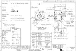 U6521 Century Unit Heater Motor 1/8 Hp, 1075 RPM, 115 Volts 7 U6521 Century Unit Heater Motor 1/8 Hp, 1075 RPM, 115 Volts -Motor Warehouse Store U6521 07707.1557326288
