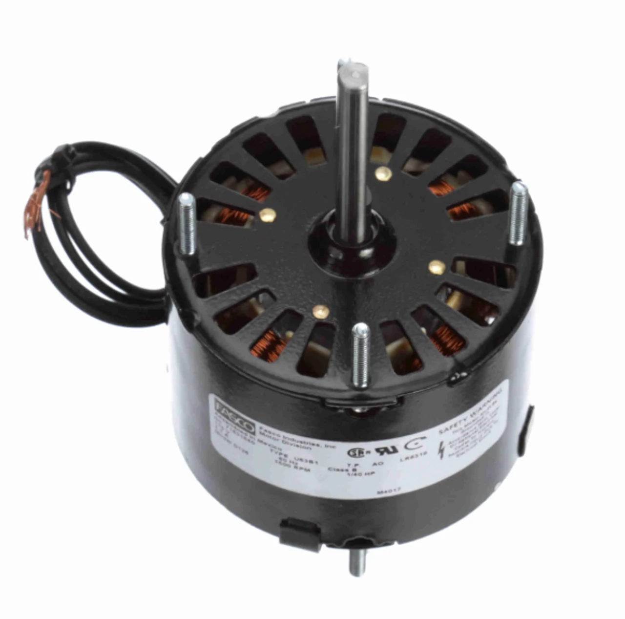 Fasco D132 Motor | 1/20 Hp 1500 RPM CW 3.3" Diameter 115 Volts 2 Fasco D132 Motor | 1/20 Hp 1500 RPM CW 3.3" Diameter 115 Volts - Image 2